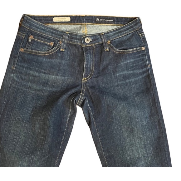 AG Adriano Goldschmied the stilt cigarette blue jean cotton blend size 26 - Picture 3 of 10